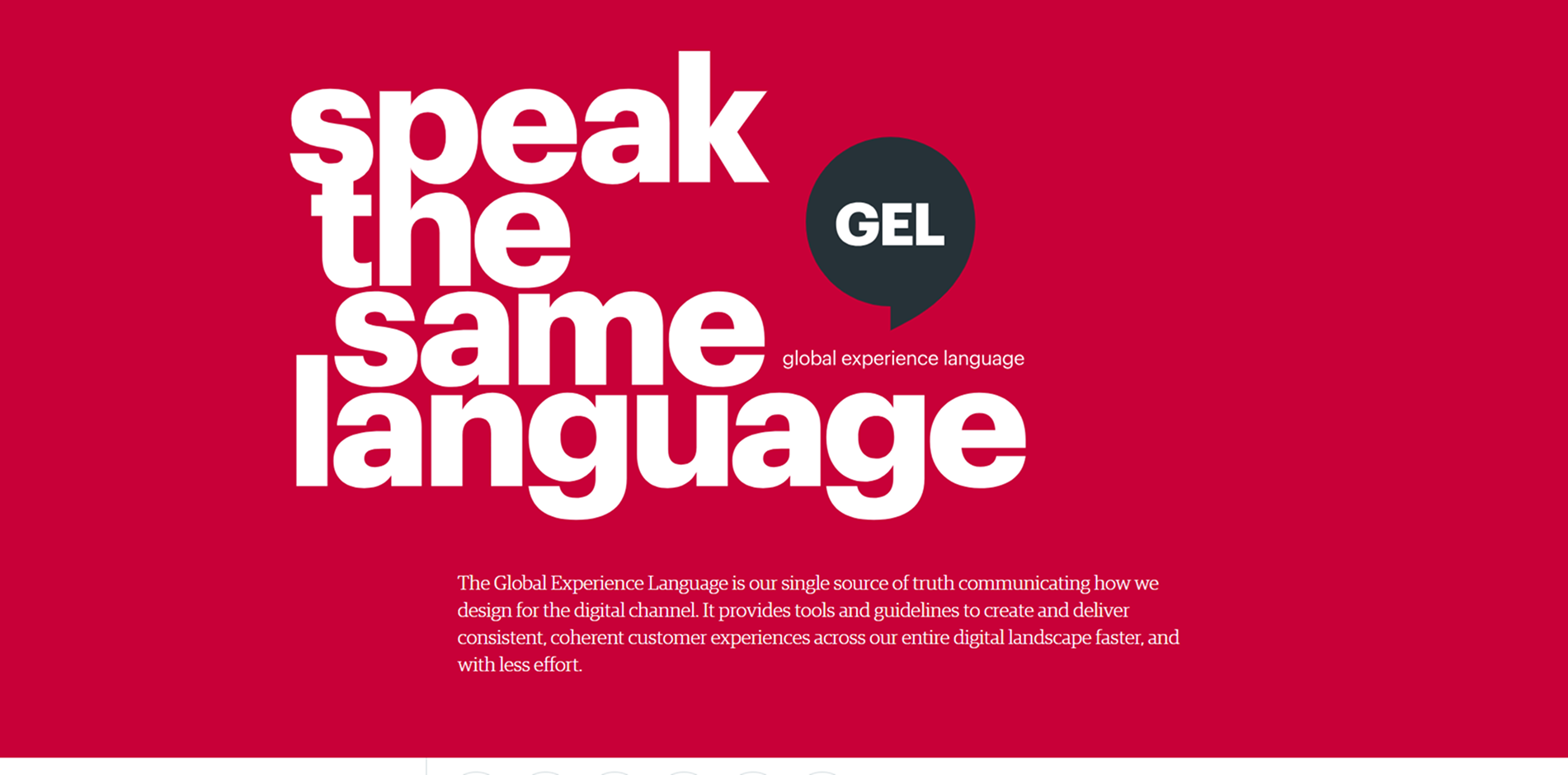 GEL (Global Experience Language)