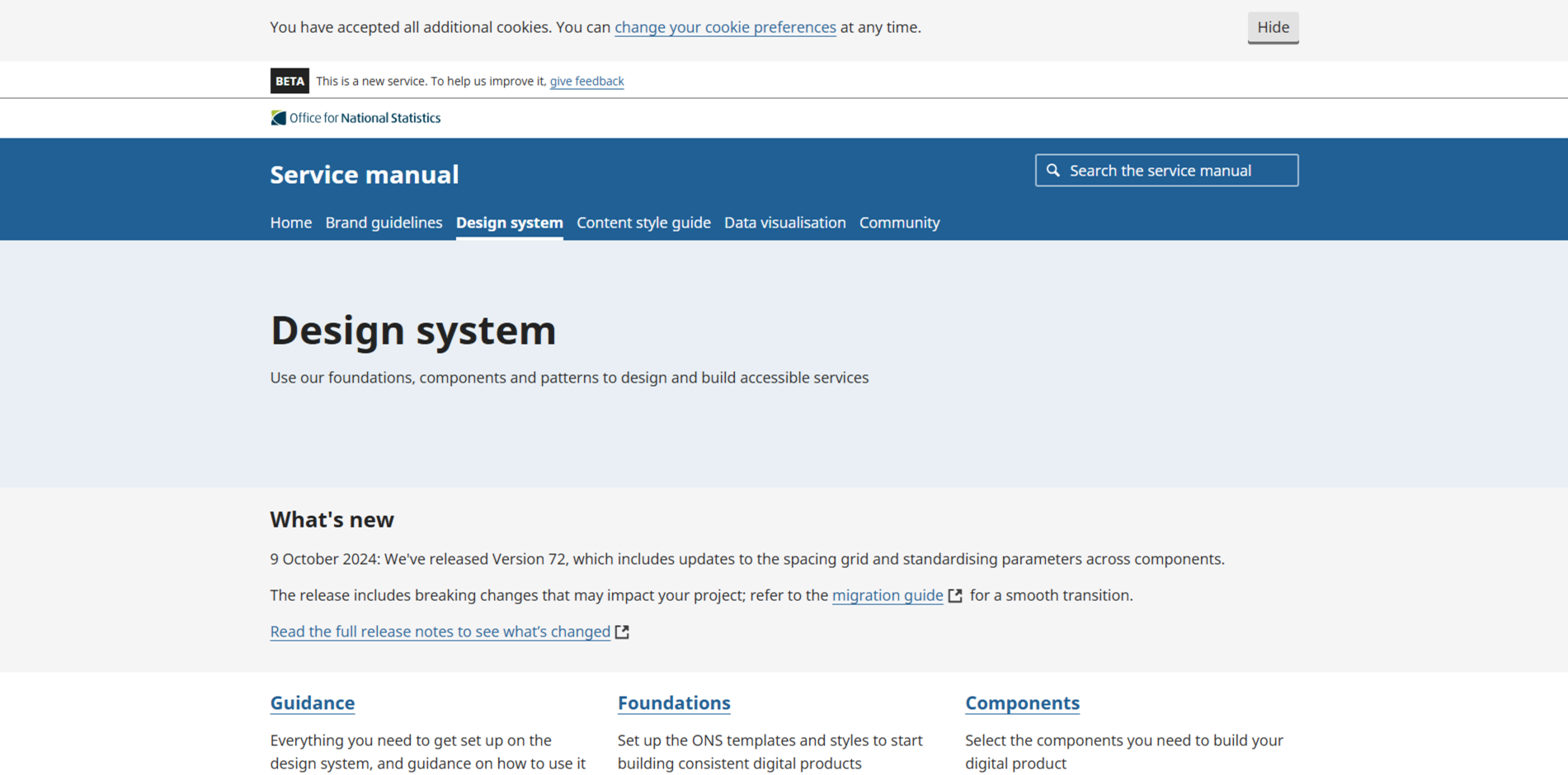 ONS Design System