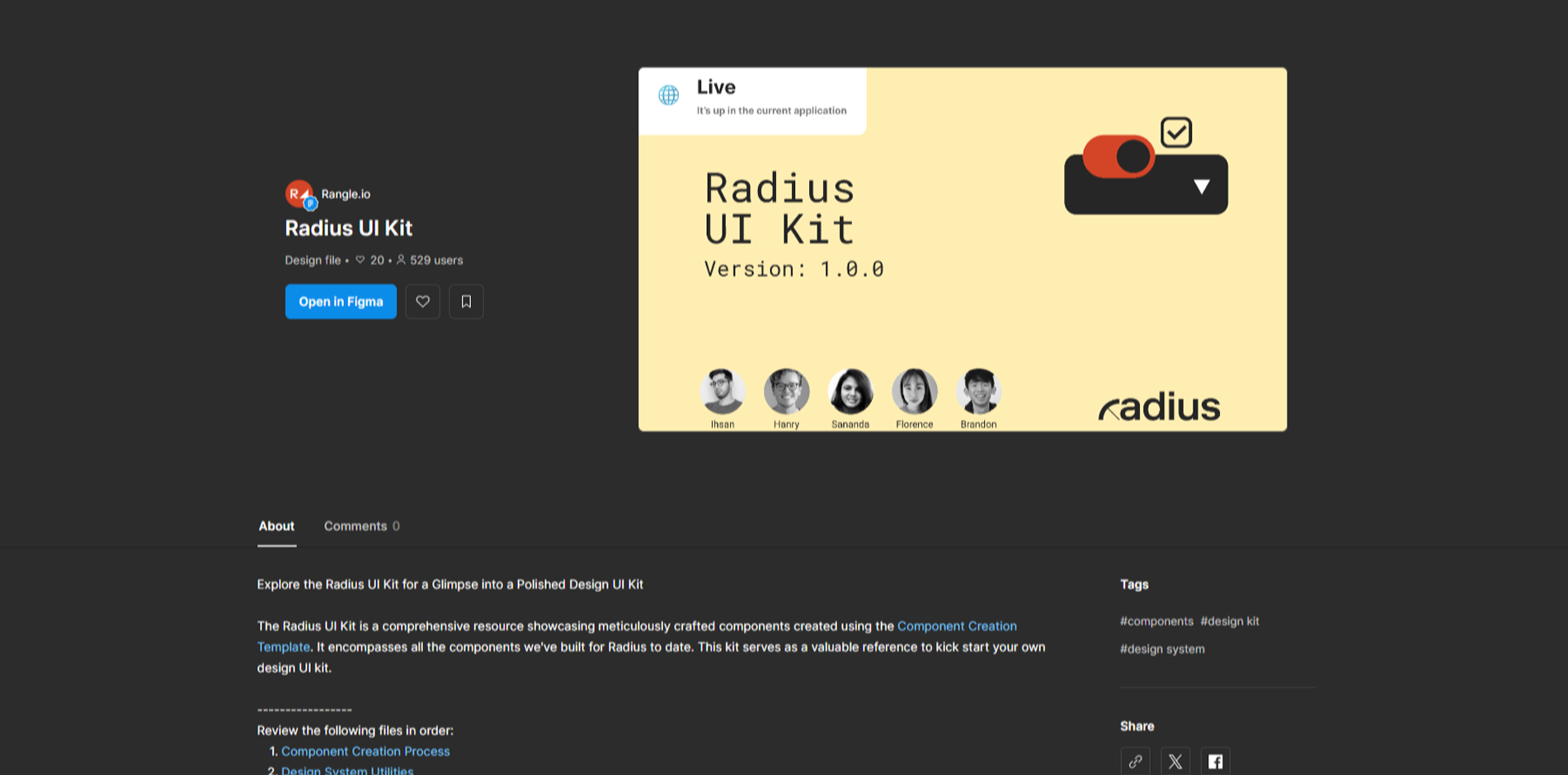 Radius UI Kit