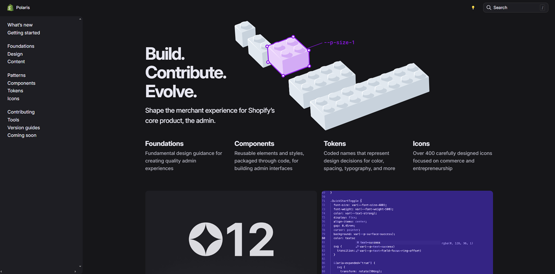 Shopify Polaris