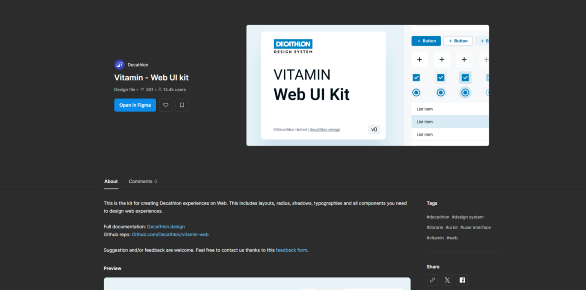 Vitamin – Web UI Kit