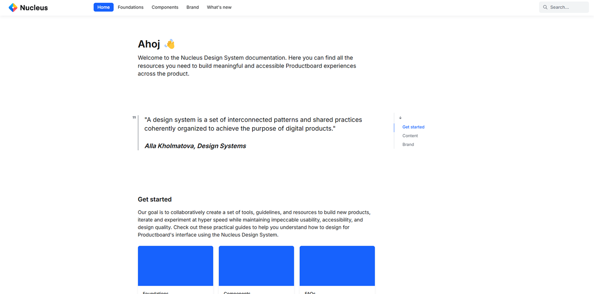 Ahoj Design System