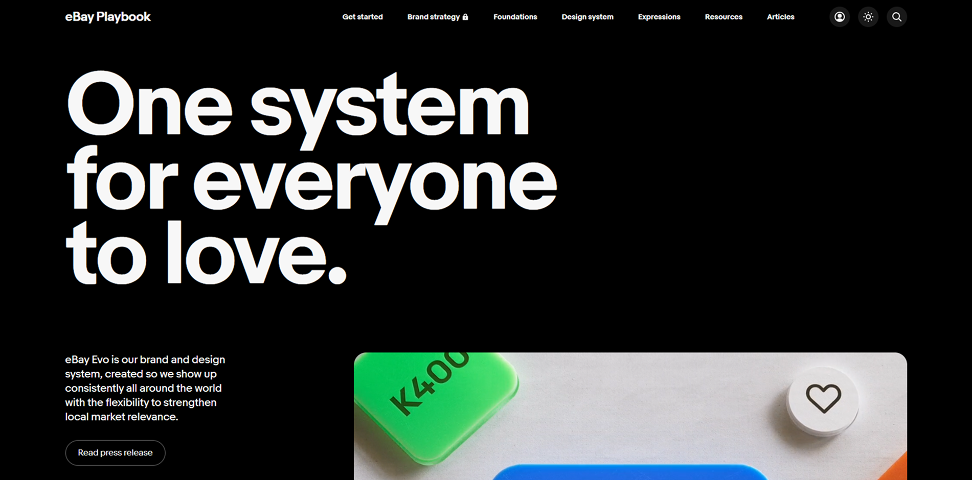 eBay Playbook (Evo Design System)