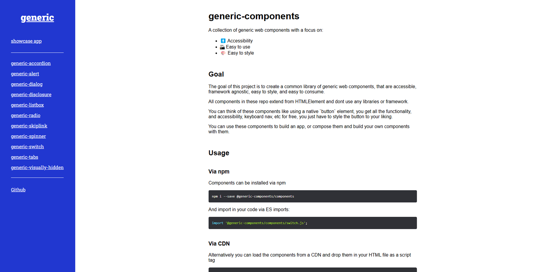 Generic Components