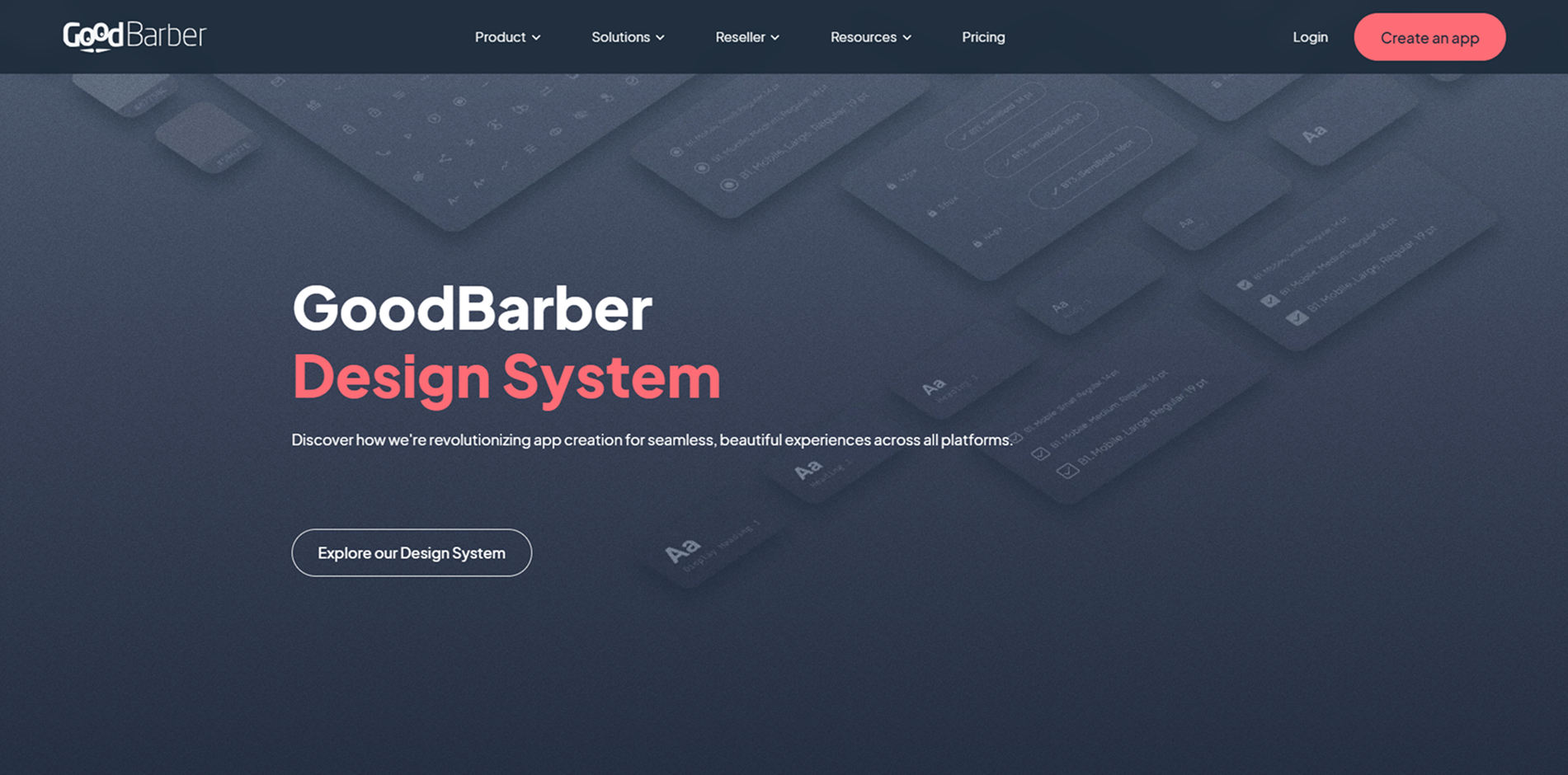 GoodBarber UX Design