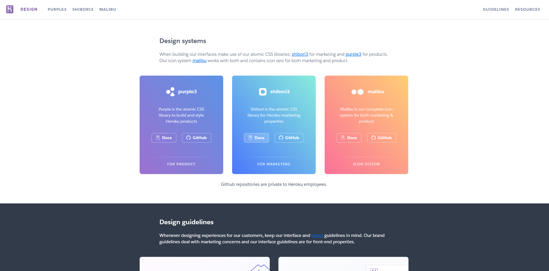 Heroku Design System