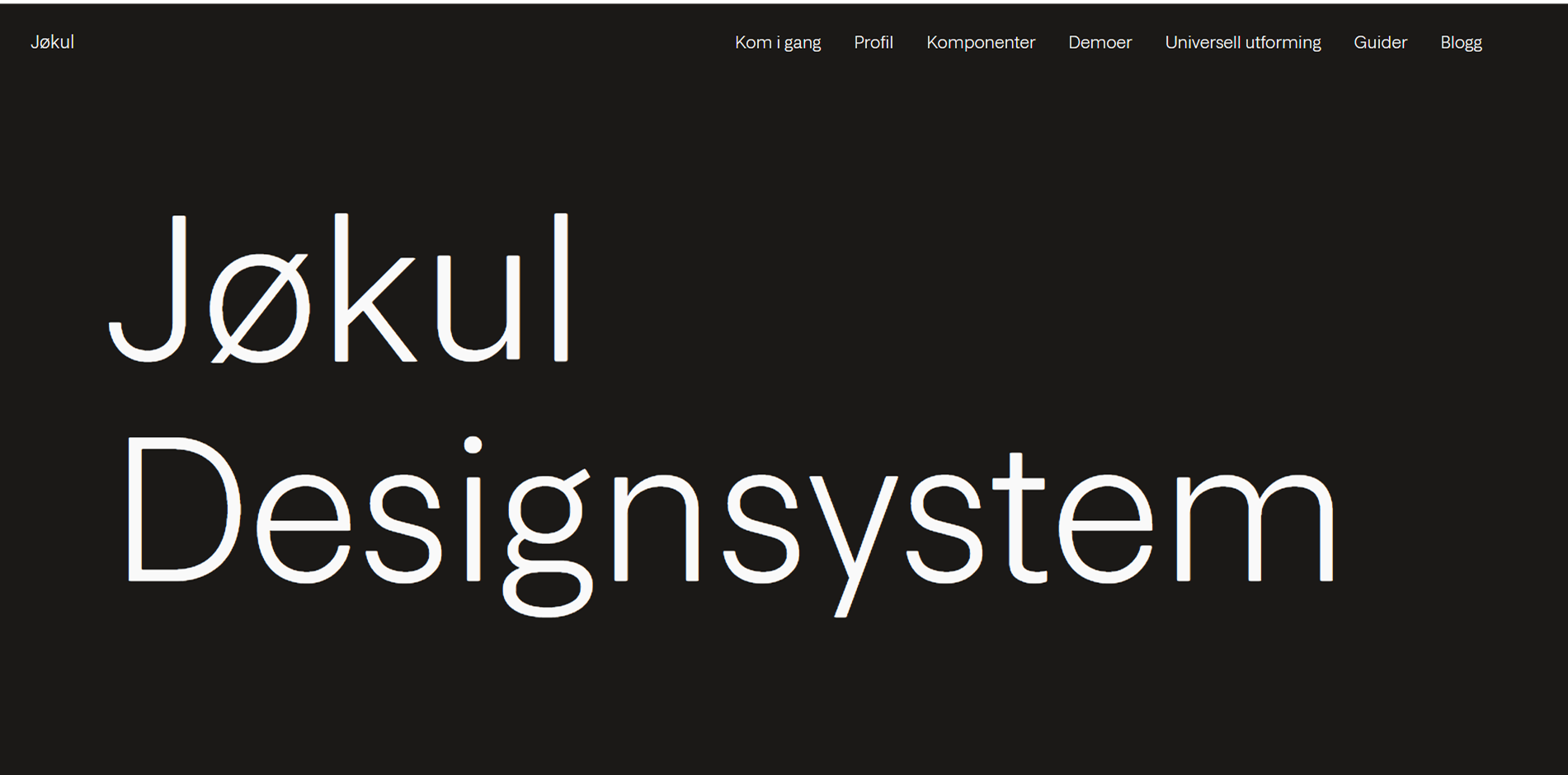 Jøkul Design System
