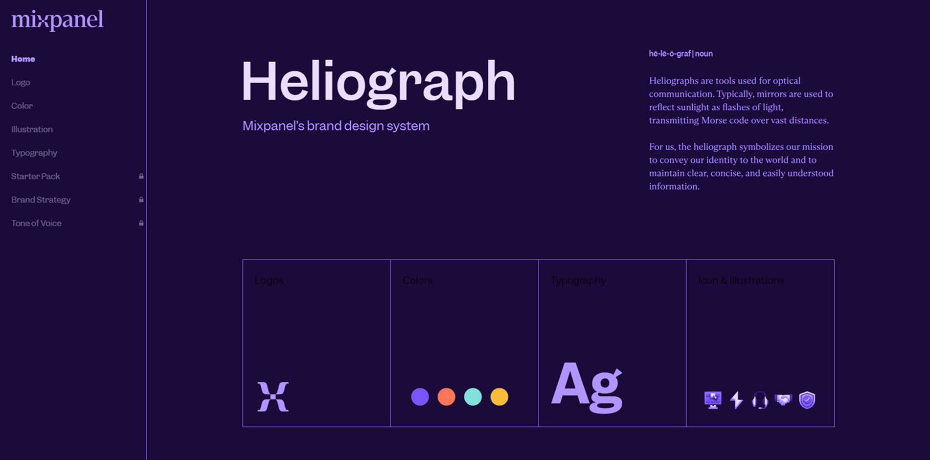 Mixpanel Design System