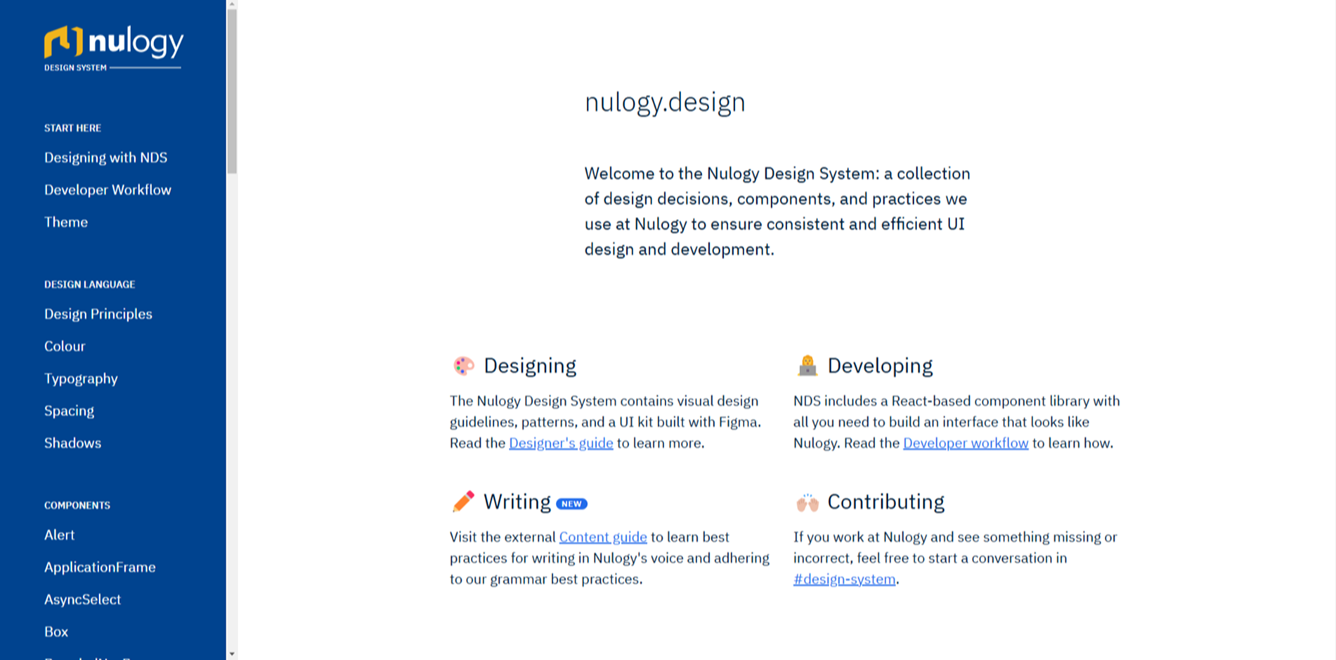 Nulogy Design System