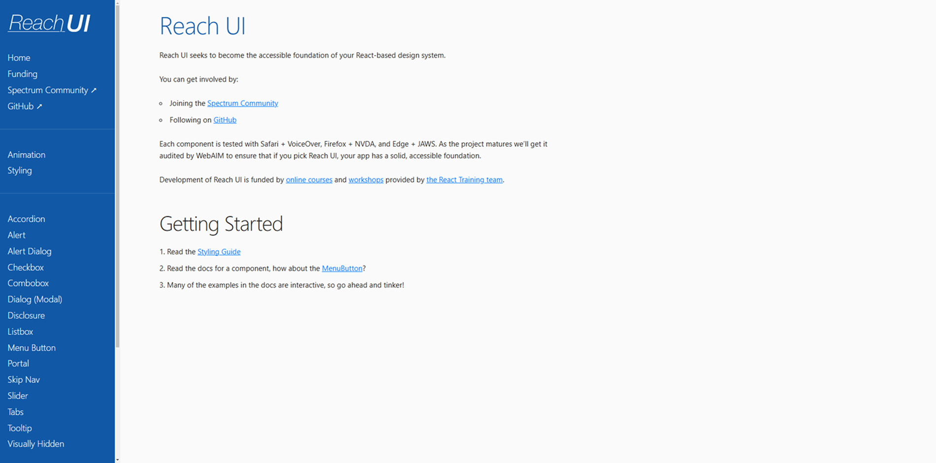 Reach UI