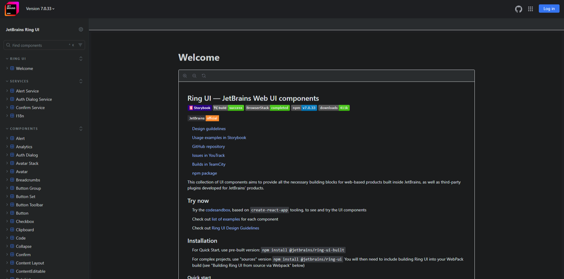 Ring UI by JetBrains