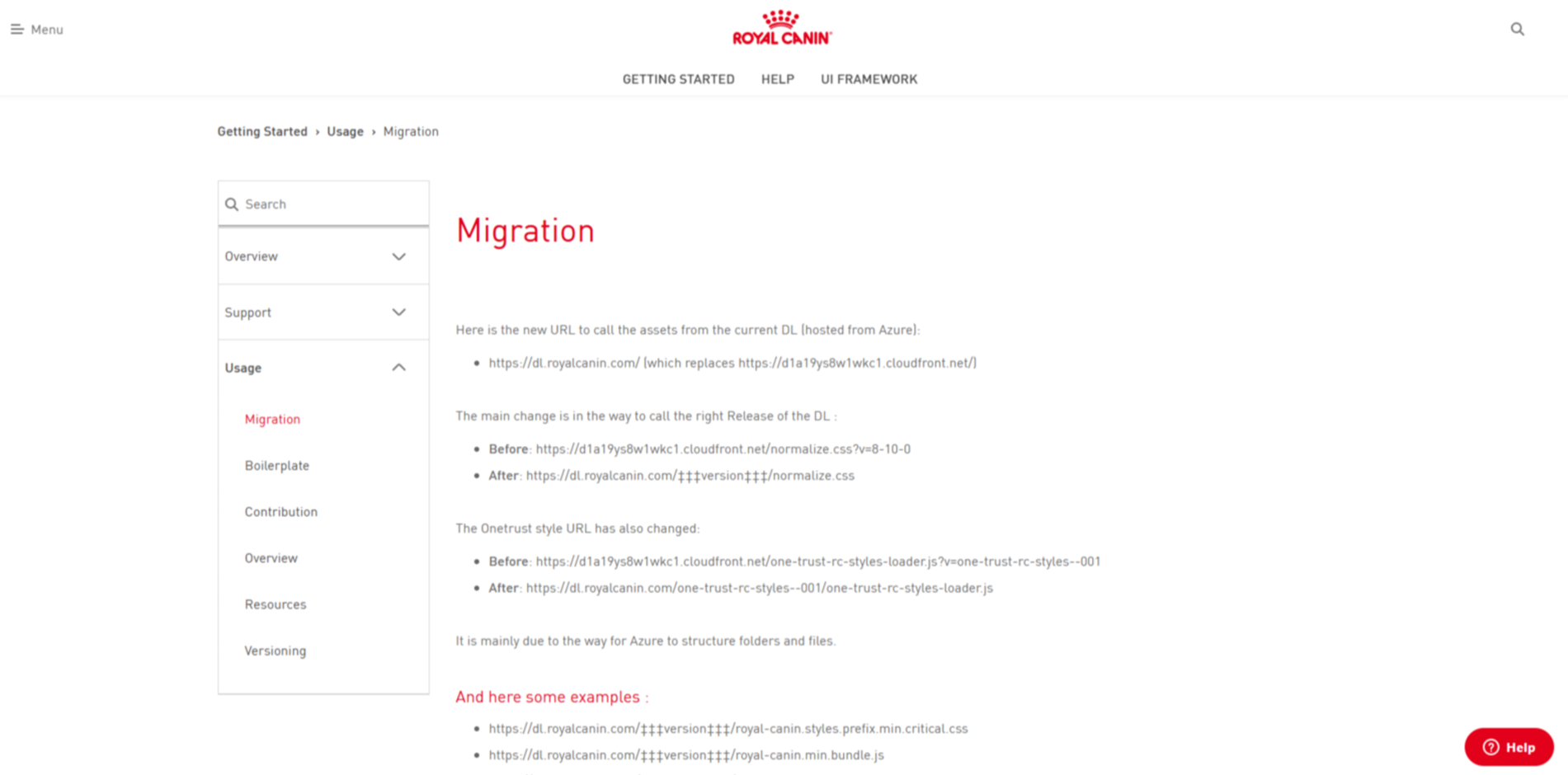 Royal Canin Developer