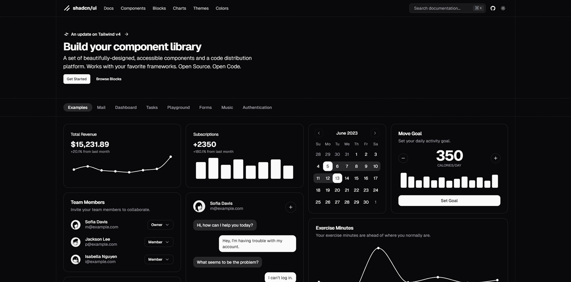 shadcn/ui