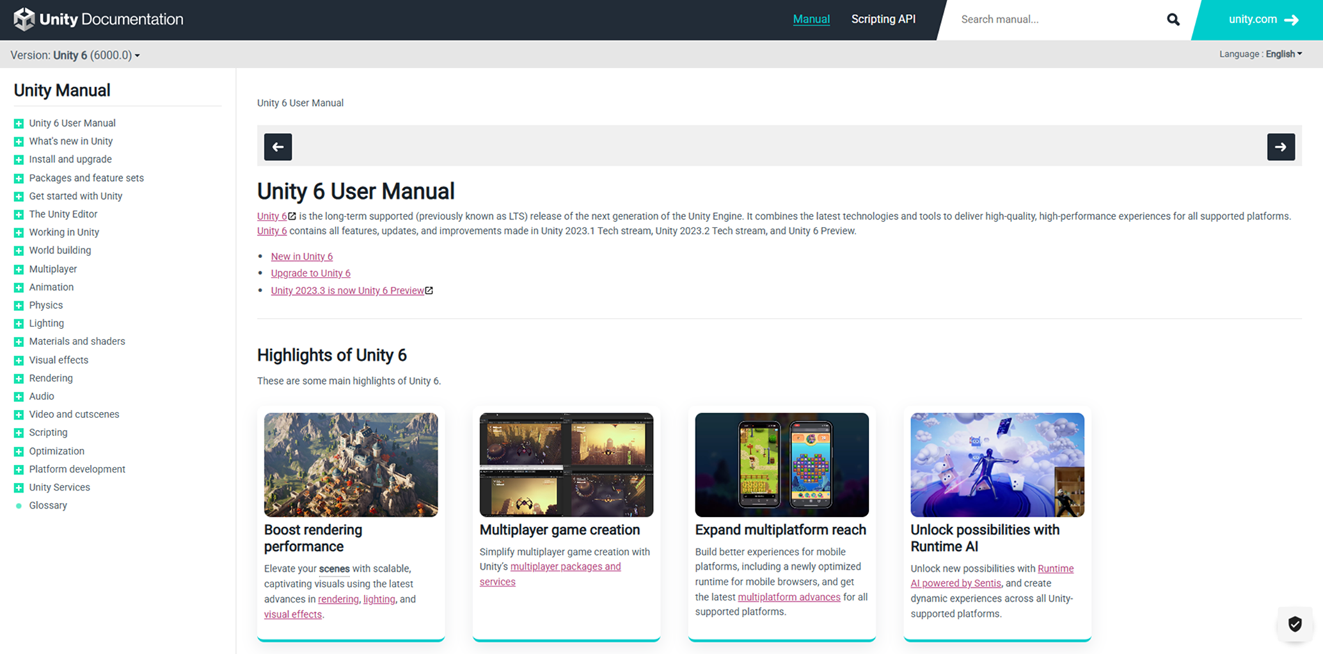 Unity User Manual
