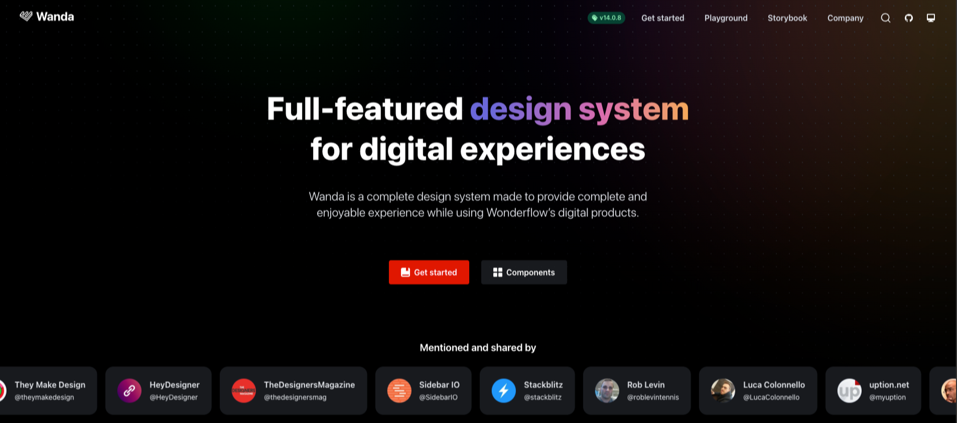 Wanda Design System